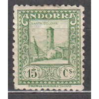 Andorra Española Sueltos 1935 Edifil 33 ** Mnh 