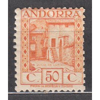 Andorra Española Sueltos 1935 Edifil 39 (*) Mng
