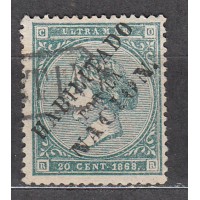 Antillas Sueltos 1868 Edifil 14A usado  Raro