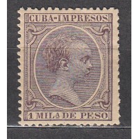 Cuba Sueltos 1891 Edifil 119 * Mh