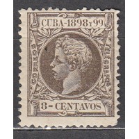 Cuba Sueltos 1898 Edifil 165 (*) Mng 