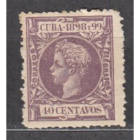 Cuba Sueltos 1898 Edifil 166 (*) Mng