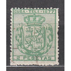 Cuba Sueltos Telegrafos Edifil 40 usado
