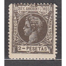 Elobey Sueltos 1905 Edifil 30 * Mh