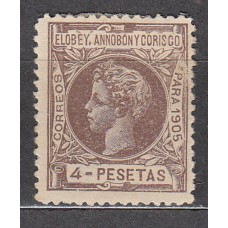 Elobey Sueltos 1905 Edifil 32 * Mh 