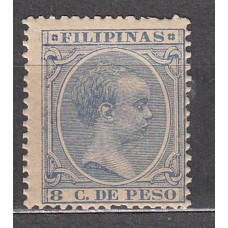 Filipinas Sueltos 1891 Edifil 98 * Mh