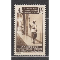 Marruecos Sueltos 1937 Edifil 183 * Mh
