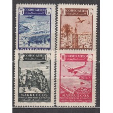 Marruecos Sueltos 1942 Edifil 241/44 ** Mnh