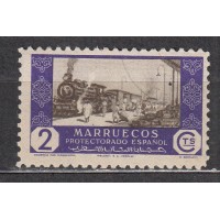 Marruecos Sueltos 1948 Edifil 280 * Mh Tren