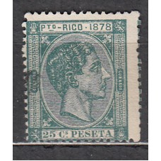 Puerto Rico Sueltos 1878 Edifil 20 (*) Mng