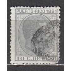 Puerto Rico Sueltos 1881 Edifil 53 usado