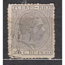 Puerto Rico Sueltos 1882 Edifil 68 usado