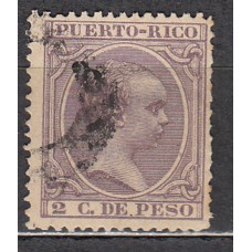 Puerto Rico Sueltos 1894 Edifil 107 usado