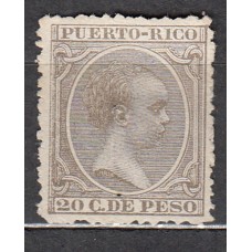 Puerto Rico Sueltos 1896 Edifil 127 (*) Mng