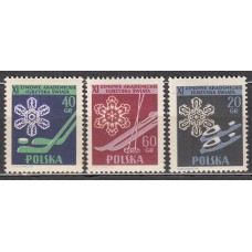 Polonia - Correo 1956 Yvert 852/4 ** Mnh Deportes