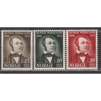 Noruega - Correo 1945 Yvert 273/5** Mnh Personaje
