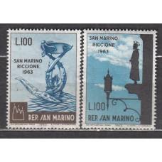 San Marino Correo 1963 Yvert 597/98 ** Mnh