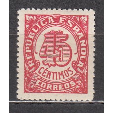 España Sueltos 1938 Edifil NE 30 Cifras * Mh