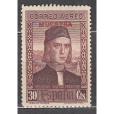 España Sueltos 1930 Edifil 553M * Mh - Colón aereo-Sobrecarga Muestra