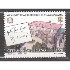 Vaticano Correo 2024 Yvert 1957 ** Mnh  Emisión con Italia Villa Madama 