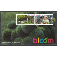 Irlanda Correo 2014 Yvert 2094 Hojita ** Mnh Flores