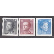 Suecia - Correo 1985 Yvert 1301/3 ** Mnh Personajes - Reyes de Suecia