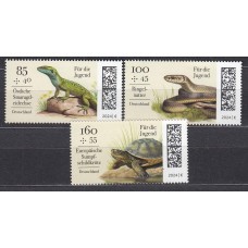 Alemania Federal Correo 2024 Yvert 3621/23 ** Mnh Fauna - Reptiles 