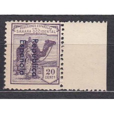 Sahara Variedades 1932 Edifil 39Ahcc ** Mnh Sobrecarga cambio de color