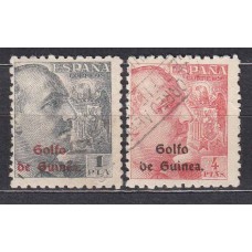 Guinea Correo 1942 Edifil 269/70 usado
