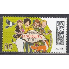 Alemania Federal Correo 2024 Yvert 3637 ** Mnh Escuela de animales Magicos