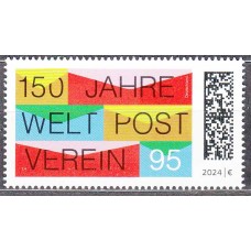 Alemania Federal Correo 2024 Yvert 3634 ** Mnh 150º Aniversario UPU