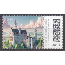 Alemania Federal Correo 2024 Yvert 3632 ** Mnh Castillo de Neuschwanstein