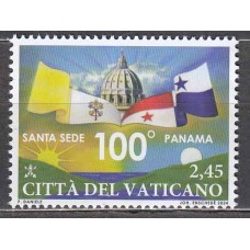 Vaticano Correo 2024 Yvert 1967 ** Mnh Relaciones Diplomaticas con Panama