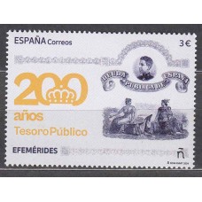 España II Centenario Correo 2024 Edifil 5779 ** Mnh Efemerides Bicentenario del Tesoro Público