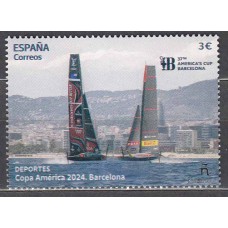 España II Centenario Correo 2024 Edifil 5777 **  Deportes Copa America - Barcelona