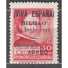 Locales Patrióticos Bilbao 1937 Edifil 9 ** Mnh