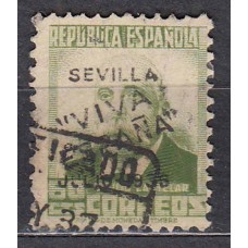 Locales Patrióticos Sevilla 1936 Edifil 12 usado 