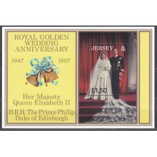 Jersey - Hojas Yvert 19 ** Mnh Boda Real