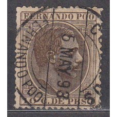 Fernando Poo Sueltos 1882 Edifil 8 Usado