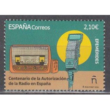 España II Centenario Correo 2024 Edifil 5799 ** Mnh Centenario de la Autorización de la Radio en España