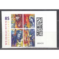Alemania Federal Correo 2024 Yvert 3644 ** Mnh Ventana de la Iglesia Thuley adhesivo de carnet