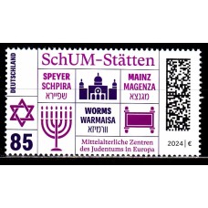 Alemania Federal Correo 2024 Yvert 3650 ** Mnh Schum Statten