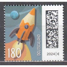 Alemania Federal Correo 2024 Yvert 3647 ** Mnh Cohete de Lapiz