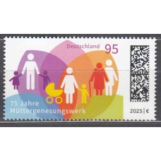 Alemania Federal Correo 2025 Yvert 3659 ** Mnh Organización de Convalelencia de madres
