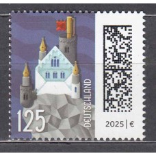 Alemania Federal Correo 2025 Yvert 3654 ** Mnh Castillo de carta definitivo