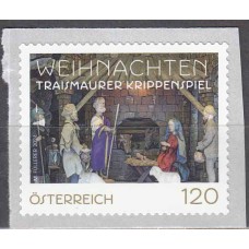 Austria Correo 2024 Yvert 3722 ** Mnh Belén adhesivo dispensador