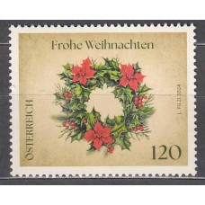 Austria Correo 2024 Yvert 3723 ** Mnh Corona de Navidad