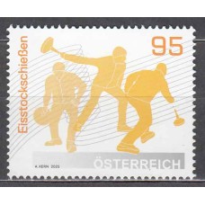 Austria Correo 2025 ** Mnh Curling - Deportes