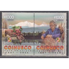 Chile Correo 2024 Yvert 2227/28 ** Mnh Coihueco