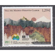 Andorra Francesa Correo 2024 Yvert 913 ** Mnh Vall del Madriu-Perafita-Claror